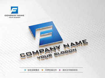 F字母LOGO设计