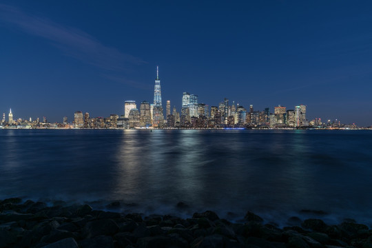 美国纽约城市夜景