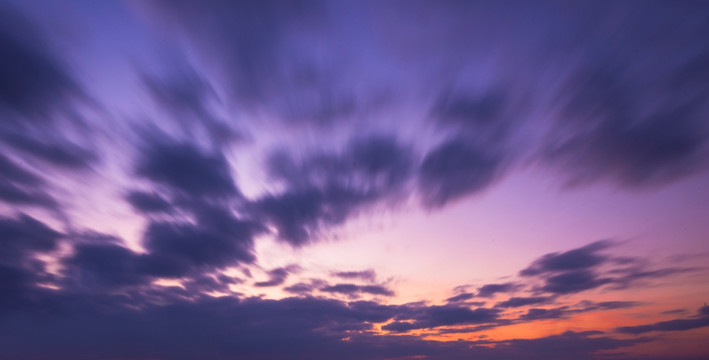 天空云彩 夕阳云朵