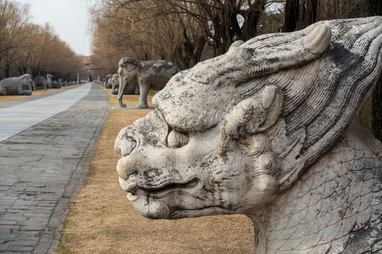 北京明十三陵 神道