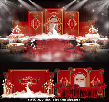 主题婚礼 婚礼设计 红色婚礼