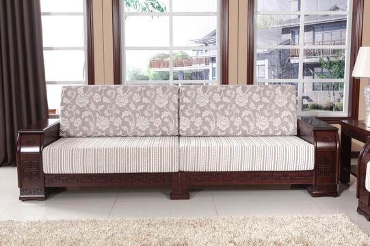 实木沙发 实木客厅 中式沙发