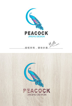 孔雀標志 logo LOGO