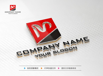 M字母LOGO设计