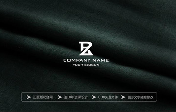 PZ字母LOGO 標(biāo)志