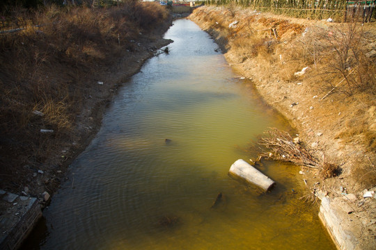 农村小河