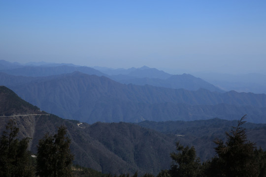 山川 山脉 远山 风光 山水