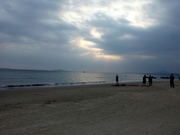 海边黄昏风景