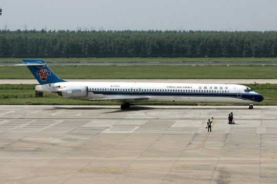 麦道飞机 中国南方航空