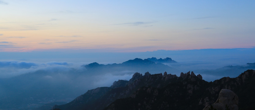 青岛崂山云海 崂山北九水