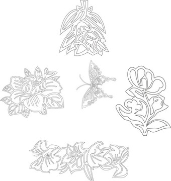 花線描圖