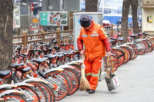 保洁员 道路保洁 环卫保洁