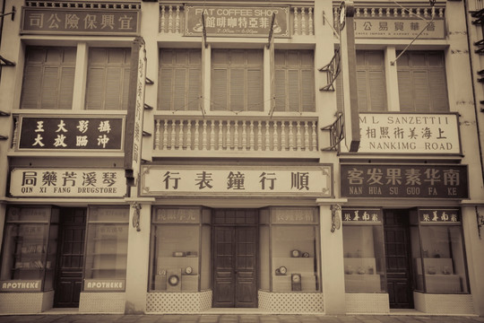 老上海旧上海民国建筑场景