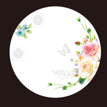兩朵玫瑰花
