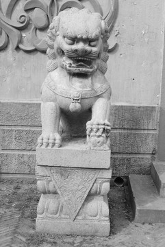 老上海 石狮子