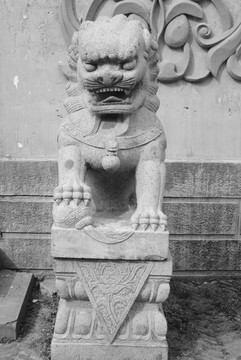 老上海 石狮子