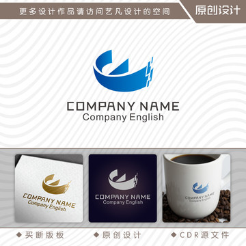 E字母logo设计