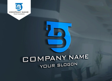 B字母教育LOGO設(shè)計