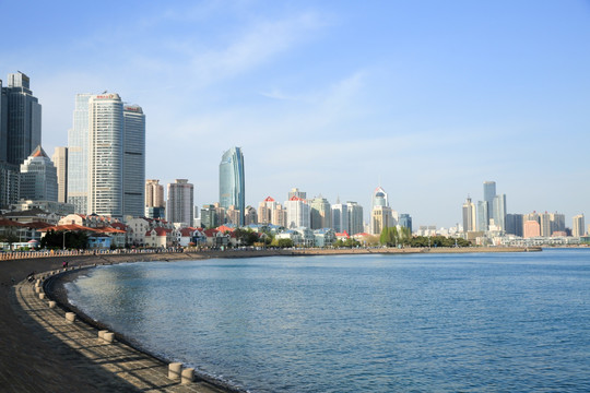 青岛海湾建筑风景