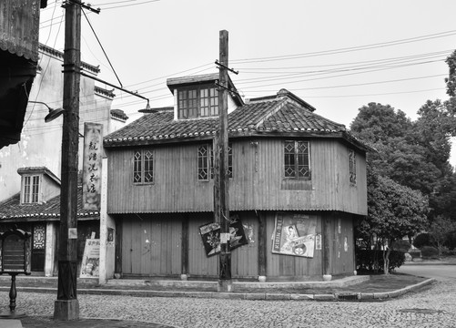 老上海街頭