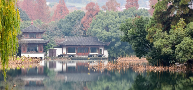 唯美风景 杭州园林景观