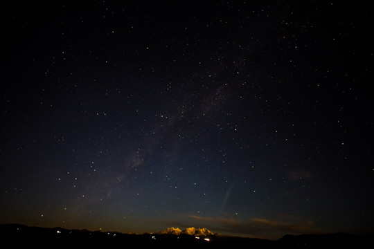 夜空中的星系