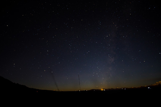 夜空中的星系