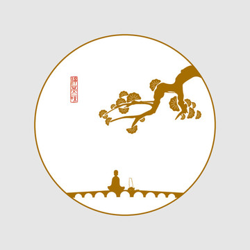 新中式極簡(jiǎn)禪境禪茶 一味裝飾畫(huà)