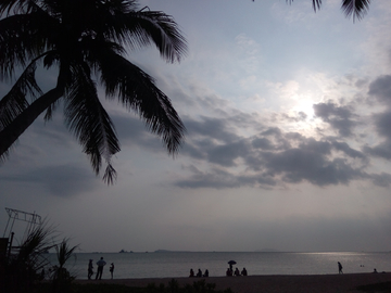 海边夕阳落日风景