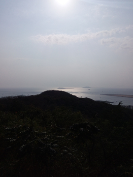 三亚湾日落风景