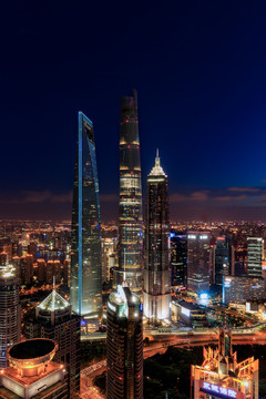 上海城市风光之陆家嘴夜景