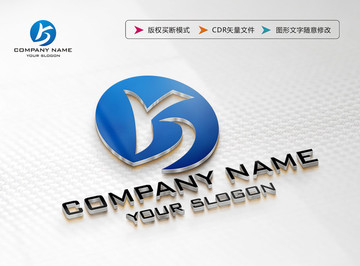 K字母LOGO设计 标志设计