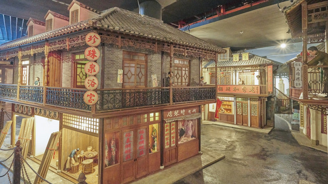 老上海街景 民国浴室