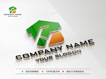 房產中介家居LOGO設計