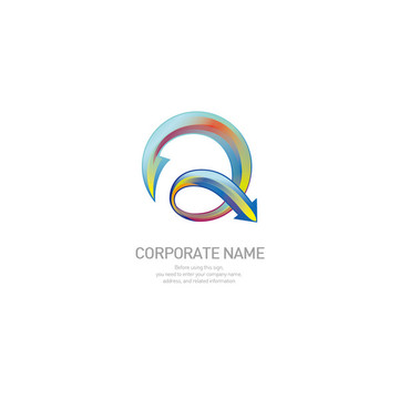 Q字母logo
