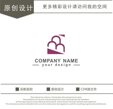 M字母 服装 服饰 logo