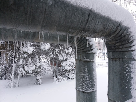 沈陽大雪管道冰凍