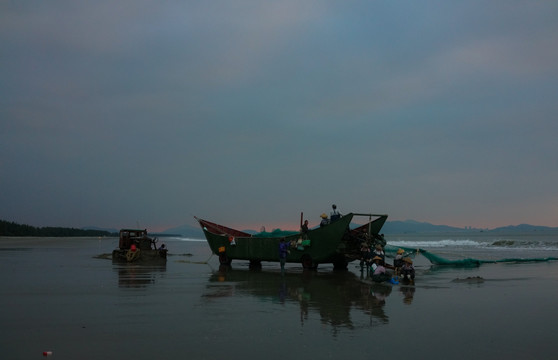 晨 海边晨曦