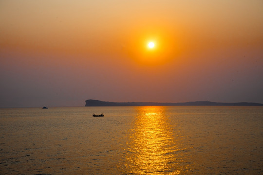 深圳海景落日