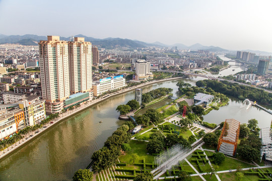 中山岐江公园全景