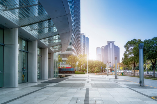 商业大厦摩天大楼建筑背景素材