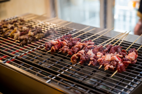 烤牛肉串