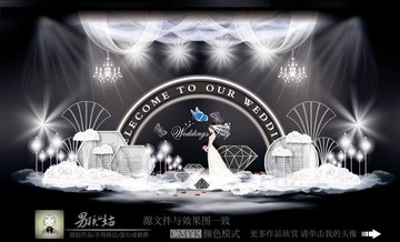 星空主題婚禮 大理石主題婚禮