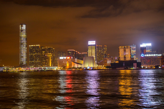 香港维多利亚港夜景