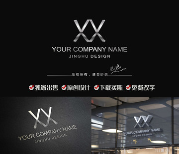 v标志 LOGO logo