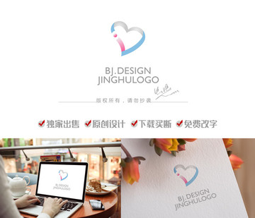 Blogo 愛心標(biāo)志