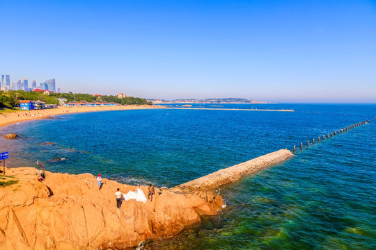 青岛八大关海水浴场