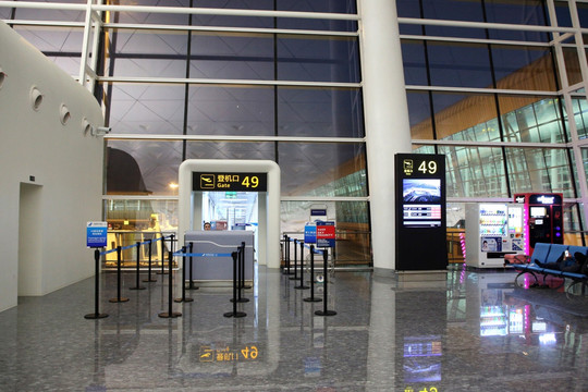 武汉机场 航站楼 内景