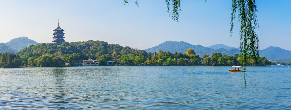 杭州西湖风光 山水 西湖高清