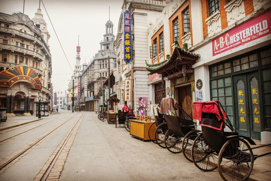 老上海场景 老上海街景